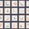 Baumwolle Dwelling Sheri McCulley by 3 Wishes Fabric Karo
