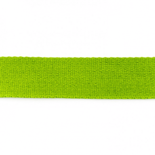 Gurtband Baumwolle 4cm lime