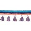Boho Tricolor aqua violett