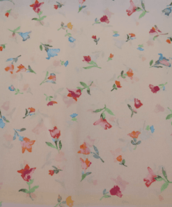 High Multi Chiffon Floral Harmony Flower ecru