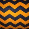 Fleece/ Faserpelz Chevron orange blau