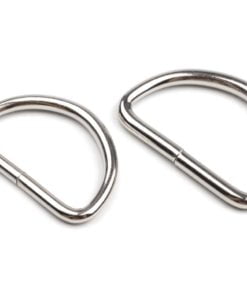 D Ring 25 mm silber