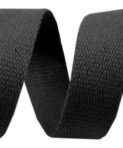 Gurtband Baumwolle 30mm schwarz