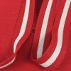 Gurtband Baumwolle 40mm Streifen breit rot