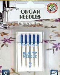 ORGAN Stickmaschinennadeln BLUE Brother