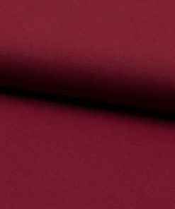 Uni Baumwolle bordeaux