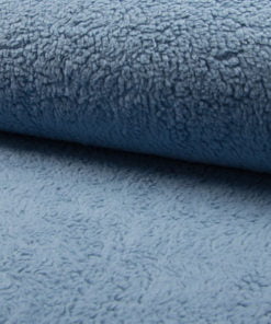 Baumwoll - Teddy dusty blue