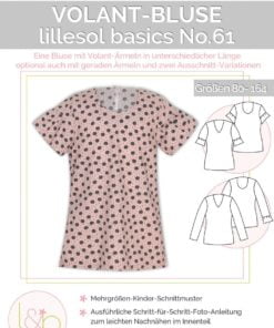 Lillesol und Pelle basics No.61 Volant-Bluse