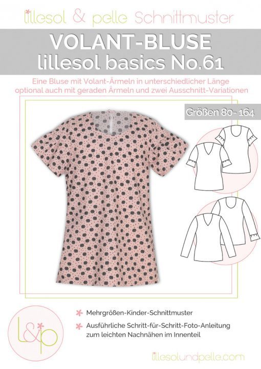 Lillesol und Pelle basics No.61 Volant-Bluse