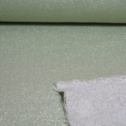 Sommersweat Glitzer light green