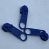 Zipper 5mm Metallblau