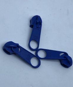 Zipper 5mm Metallblau