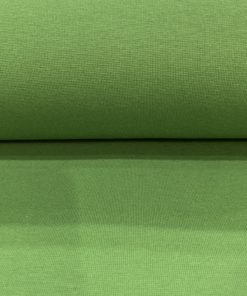 Bündchen Glatt Blattgrün Stoffstübli