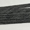 Baumwollkordel flach dunkel Grau melange