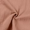 Baumwolle Musselin Uni dusty rose