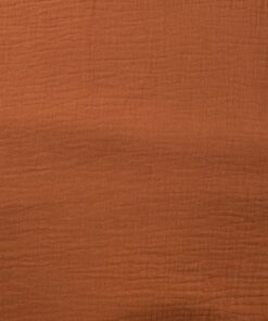 Baumwolle Musselin Uni gold brown