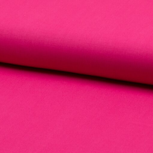 Uni Baumwolle fuchsia