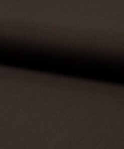 Uni Baumwolle dark brown