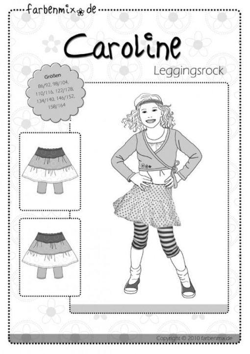 Farbenmix Caroline-Legginsrock 86-164