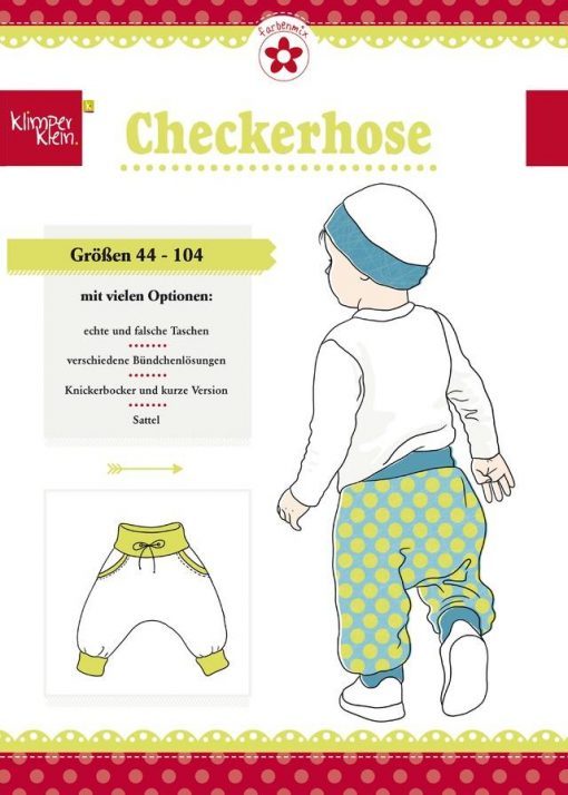 Klimperklein Checkerhose 44 - 104