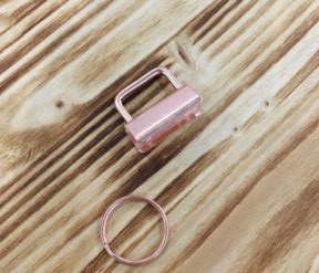 Schlüsselanhänger Rohling Rosegold 30mm 1 Stk.
