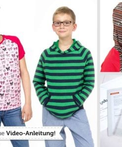 Schnittmuster Pattydoo Max Teenieshirt mit Raglanärmel Stoffstübli