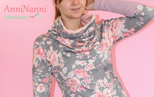 AnniNanni-Schnittmuster "Tollkragen-Shirt" – Bild 3