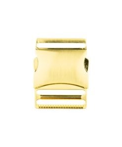 Steckschnalle Metall Gold 4cm elegant