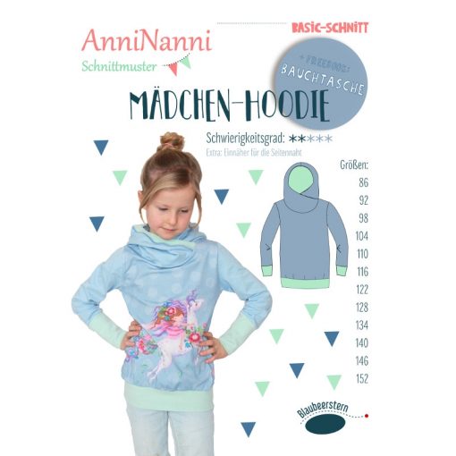 AnniNanni-Basic Mädchen-Hoodie