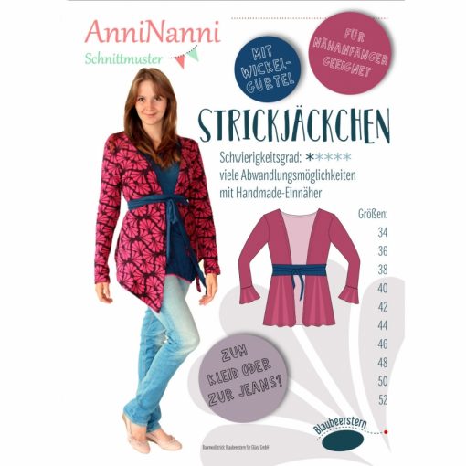 AnniNanni-Schnittmuster Strickjäckchen