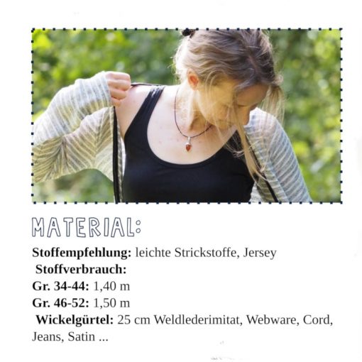 AnniNanni-Schnittmuster Strickjäckchen – Bild 2