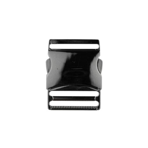 Steckschnalle Metall Gunmetal 4cm elegant