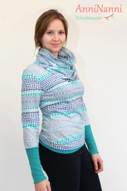 AnniNanni-Schnittmuster "Tollkragen-Shirt" – Bild 6