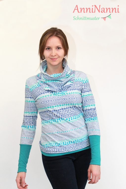 AnniNanni-Schnittmuster "Tollkragen-Shirt" – Bild 5