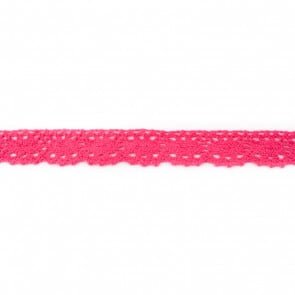 Baumwolle Spitze 2.5cm Pink