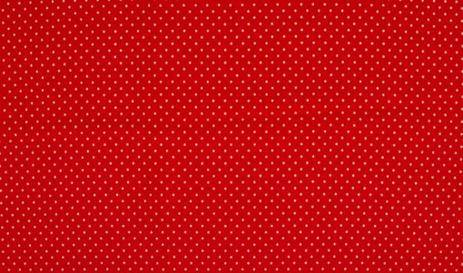 jersey Dots weiss auf rot Stoffstübli