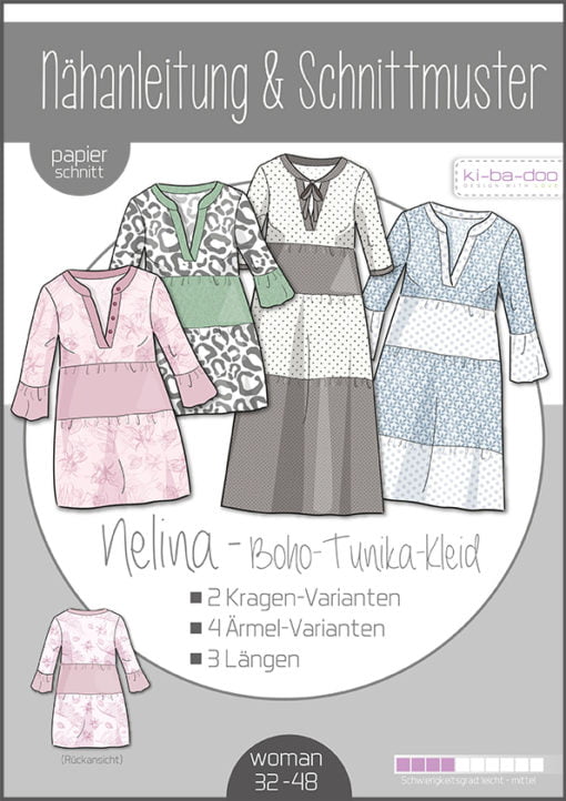 Nelina-Boho- Tunika- Kleid Damen