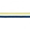 Retro Stripes Elastisch mit Lurex zum Aufnähen Gold-Weiss-Royal