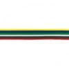 Retro Stripes Elastisch zum Aufnähen Regenbogen breit