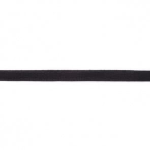 Baumwollkordel flach ca. 17mm Schwarz