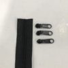 Zipper 3mm schwarz