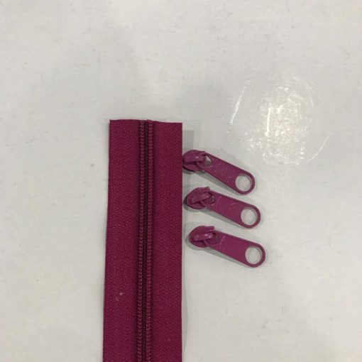 Zipper 5mm Fuchsia dunkel