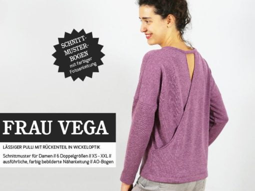 Studio Schnittreif Frau Vega Pulli mit Wickeloptik