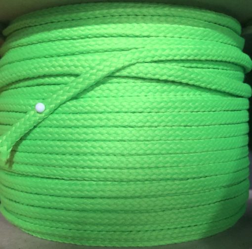 Kordel Polyester 4mm neon grün