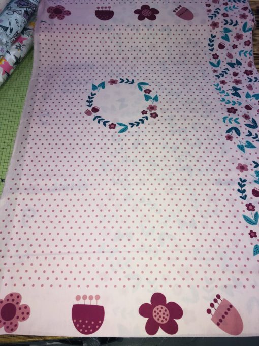 Baumwolle Panel Mädchen Rosa Engelchen – Bild 2