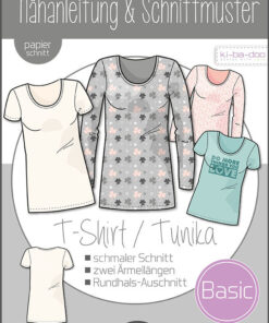 Schnittmuster Kibadoo Basic Tunika/ Shirt Damen Stoffstübli