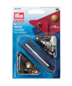 Prym Anorak 390 299 Altmessing 15mm