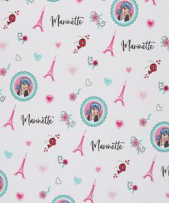 Jersey Marinette auf Weiss