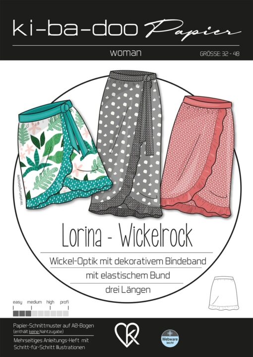 Kibadoo Fake-Wickelrock Lorina Damen