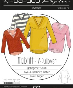 Kibadoo V-Pullover Maibritt Damen